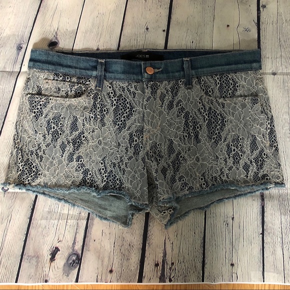 Joe's Jeans Pants - Joe’s Jeans Denim Shorts w Lace  Sz 31